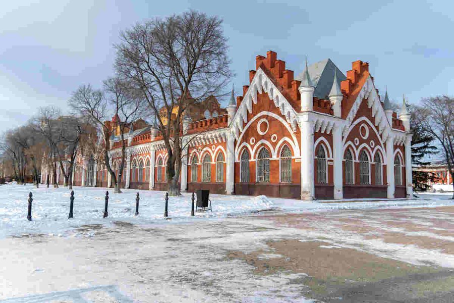 Здание «Мавритании» сегодня, в нём Институт геологии и природопользования ДВО РАН