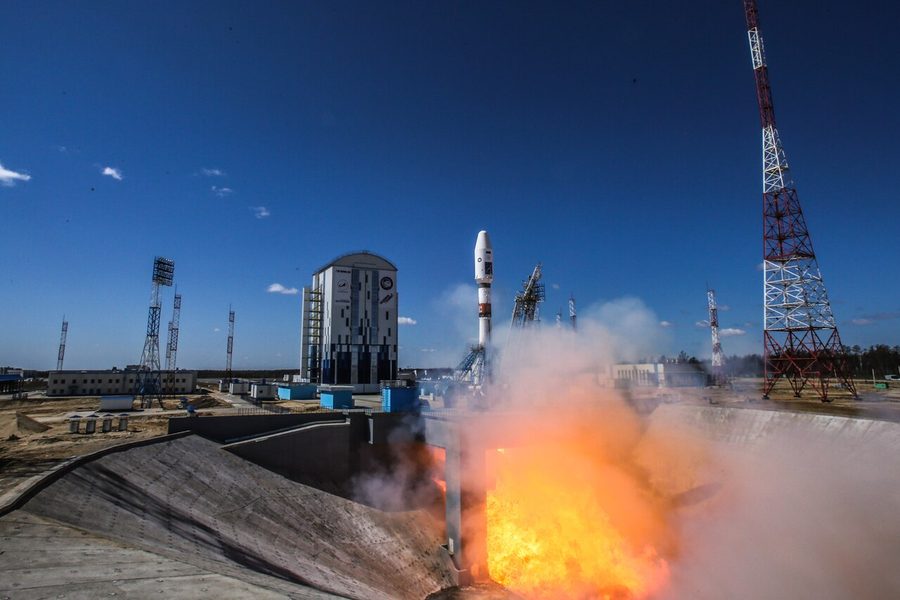Первый пуск с космодрома Восточный